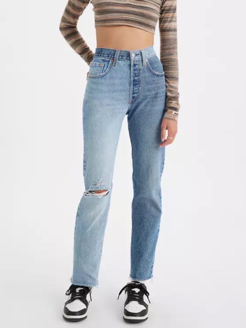 Levi’s 501 two-tone jeans SEE DESCRIPTION